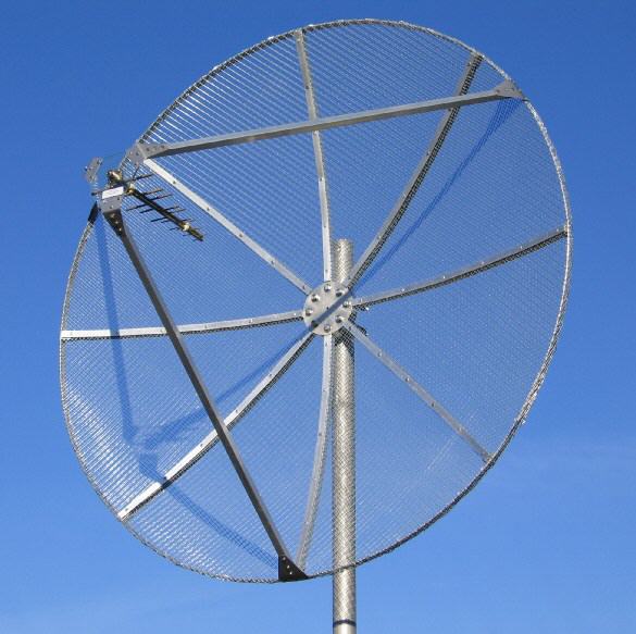 1.2 meter Mesh Dish including 23 & 13cm LPD feed