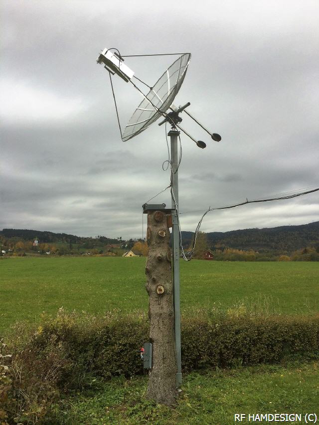 1296MHz  HAM Radio EME Station