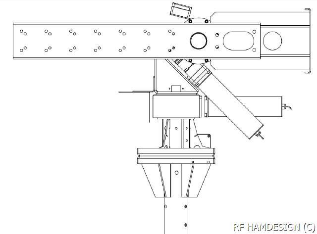 UA-02 Bracket mounted to SPX-06/AZ&EL/ABS